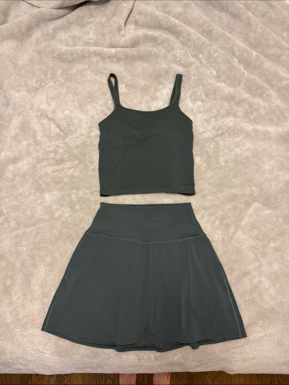 Lululemon Ebb to Street tank with Align skort set